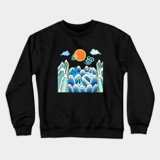 waves Crewneck Sweatshirt